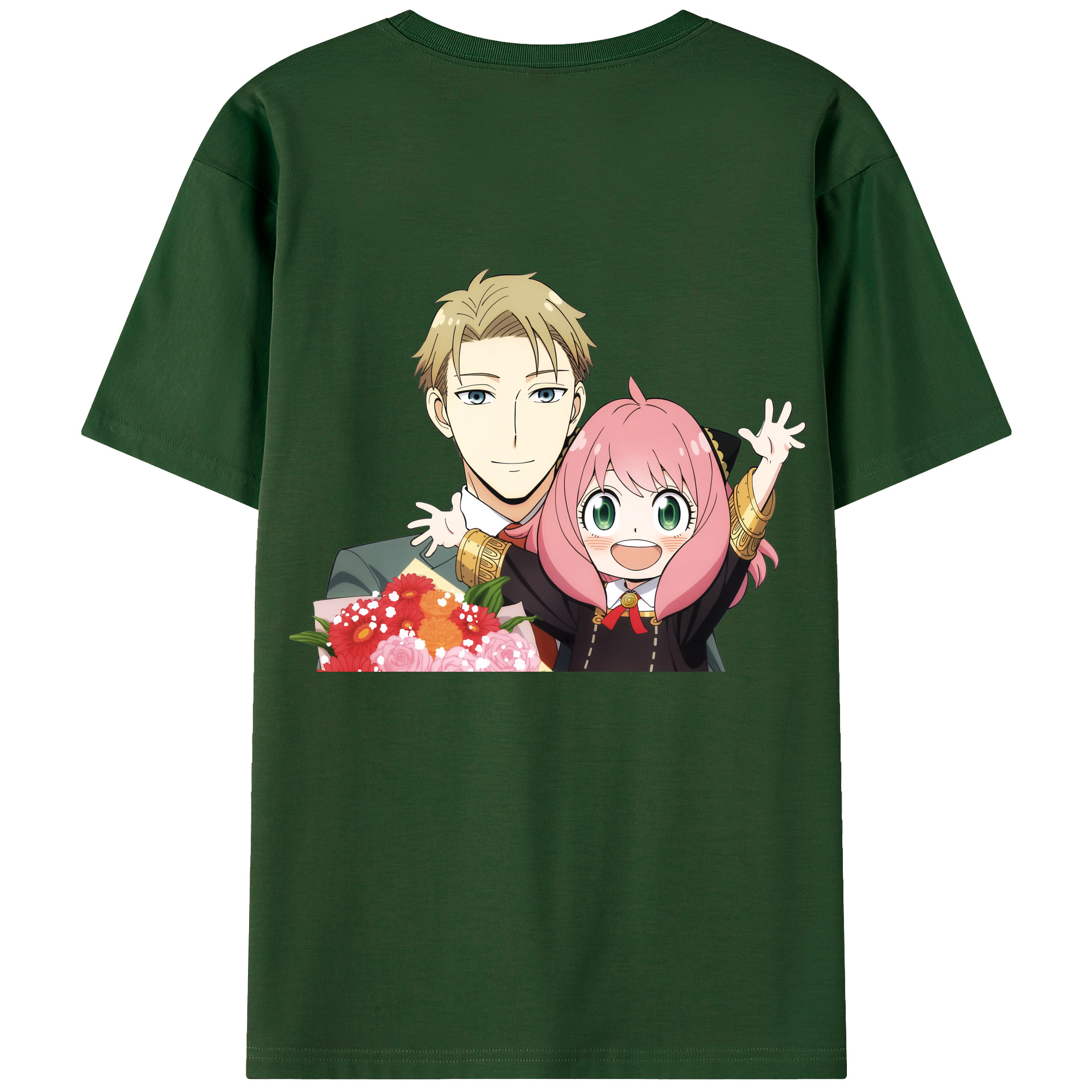 （画像用） SPY×FAMILY间谍家家酒 綿100％半袖Tシャツ（背面プリント）